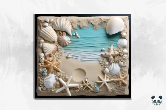 Beach Land 3D Hole Tumbler Wrap Bundle: A Deep Dive into Coastal Sublimation Design