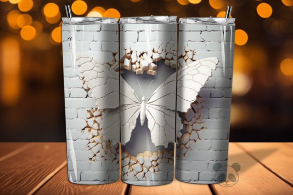 Butterfly Cracked Hole Tumbler Wrap 6 Guide