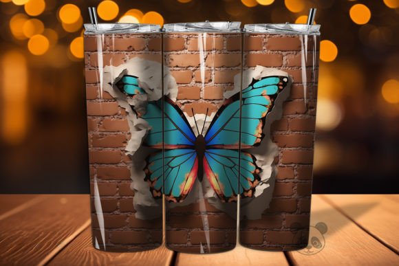 Butterfly Cracked Hole Tumbler Wrap 9 Design Guide