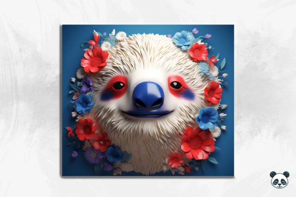 Creating Standout Patriotic Drinkware with the 3D Patriotic Sloth Tumbler Wrap Bundle
