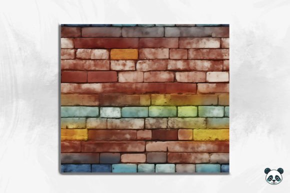 Elevate Your Sublimation Projects with the Brick Wall 3D Seamless Pattern 15