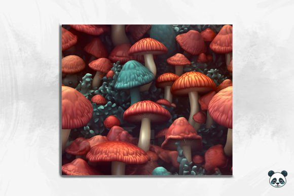 Evaluating the Mushroom 3D Seamless Pattern Bundle for Sublimation Projects