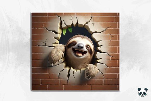 Sloth 3D Cracked Hole Tumbler Wrap: A Guide to Unique Sublimation Designs